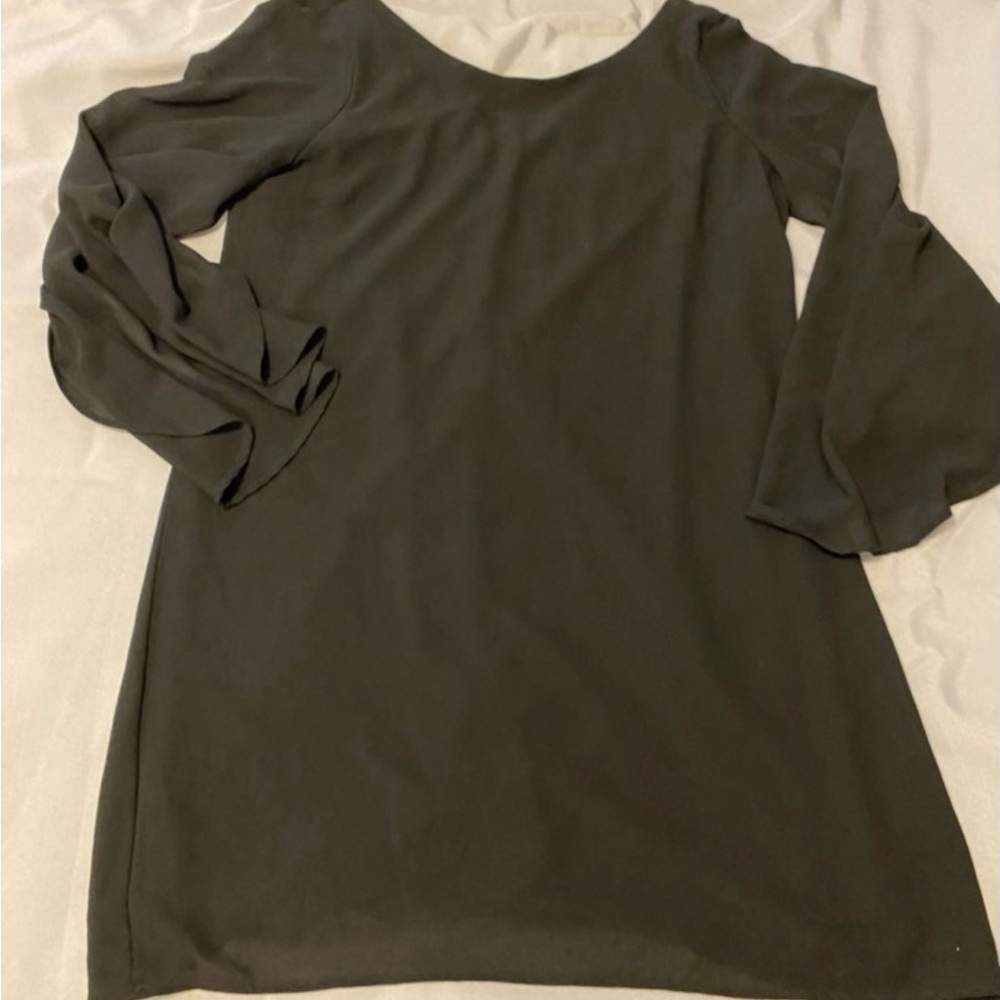 NWOT Forever 21 Black Chiffon Shift Dress